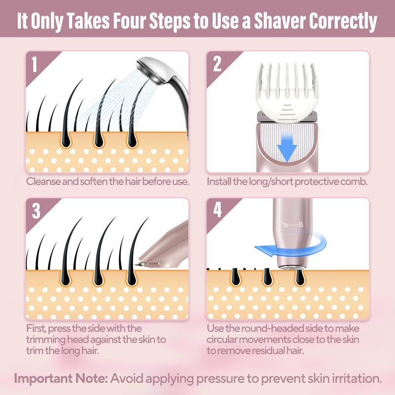 ✨Last 3 Hours: 60% Off! 2-in-1 Electric Shaver – Dual Head Precision Trimmer