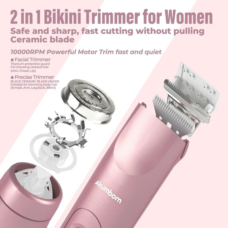 ✨Last 3 Hours: 60% Off! 2-in-1 Electric Shaver – Dual Head Precision Trimmer