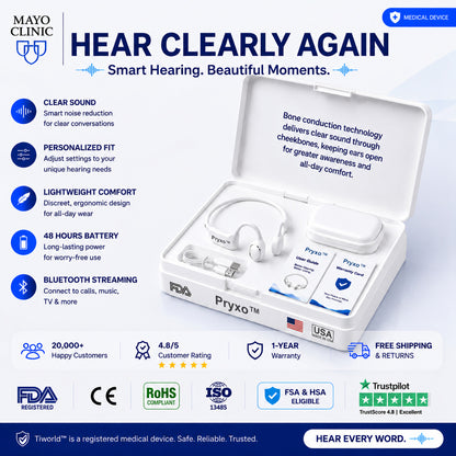🌎Ends Today: 83% OFF!⏰👂Revitalize your ears again💖 💥 LIMITED TIME OFFER!🔥Advanced Bone Conduction Smart Hearing Headphones