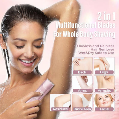 ✨Last 3 Hours: 60% Off! 2-in-1 Electric Shaver – Dual Head Precision Trimmer