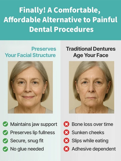 🎁Ends Today: 70% OFF! 🏆 2026 Best Seller: Medical Full Denture with Strong Suctiond🦷Obtain American Dental Association (ADA) Certification