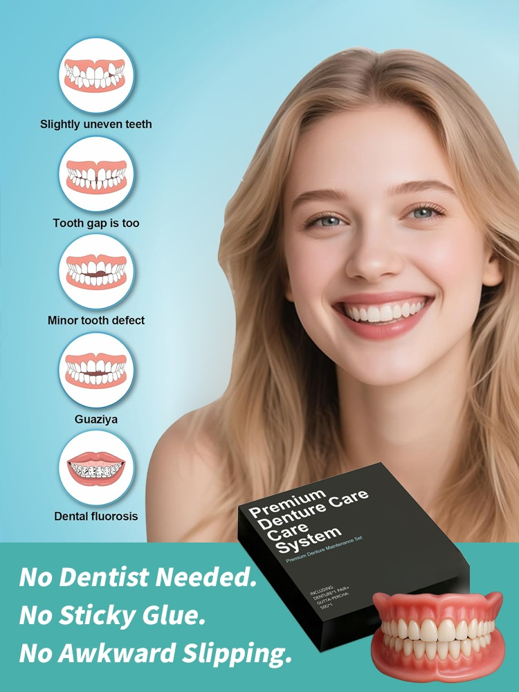 🎁Ends Today: 70% OFF! 🏆 2026 Best Seller: Medical Full Denture with Strong Suctiond🦷Obtain American Dental Association (ADA) Certification