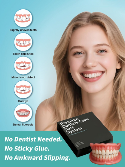 🎁Ends Today: 70% OFF! 🏆 2026 Best Seller: Medical Full Denture with Strong Suctiond🦷Obtain American Dental Association (ADA) Certification
